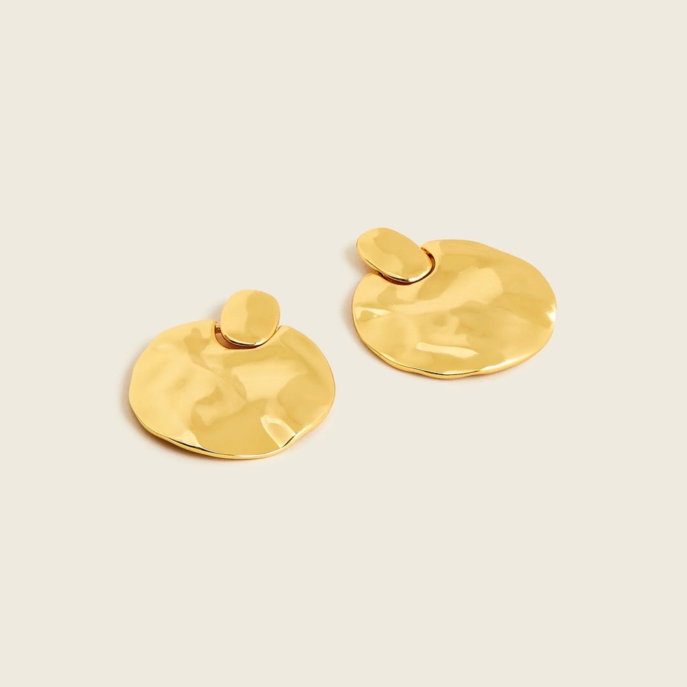 Disc Doorknocker Earrings